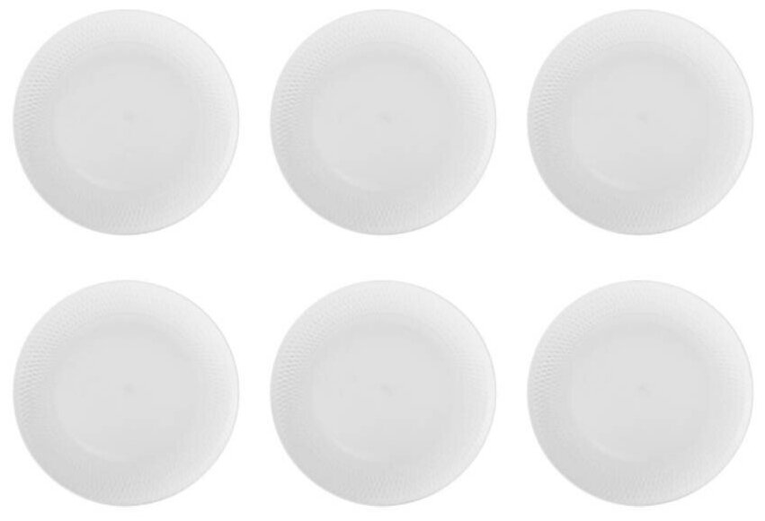 Набор 6 тарелок закусочных Даймонд 18 см. (Maxwell&Williams)
