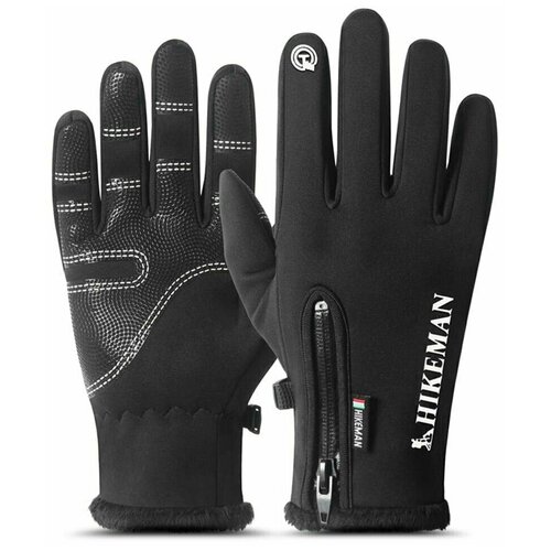 Непродуваемые теплые велоперчатки, MoscowCycling MC-GLOVE-07-L