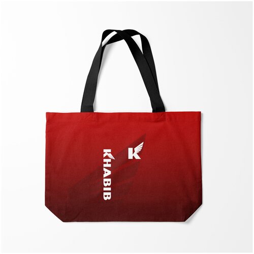 фото Сумка-шоппер / 46х35 см / боевые искусства / хабиб нурмагомедов burnettie