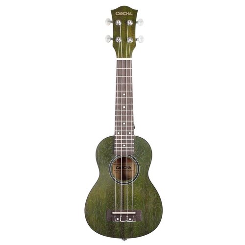 HH-2265 Mahogany Series Укулеле сопрано, с чехлом, зеленый, Cascha