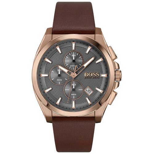 фото Наручные часы boss grandmaster sport lux, золотой, коричневый