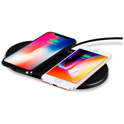 Беспроводное зарядное устройство Momax Q.Pad Pro Quad-Coil Wireless Charger, Чёрный