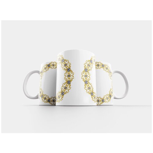 фото Кружка "золото, рамка, круглый" 320 мл lotsprints