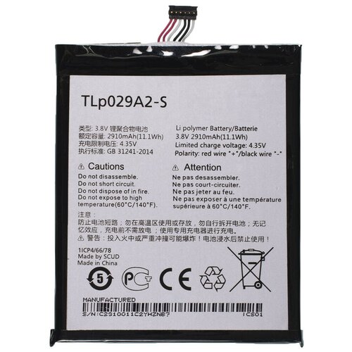 фото Аккумулятор для alcatel tlp029a2-s fixiton