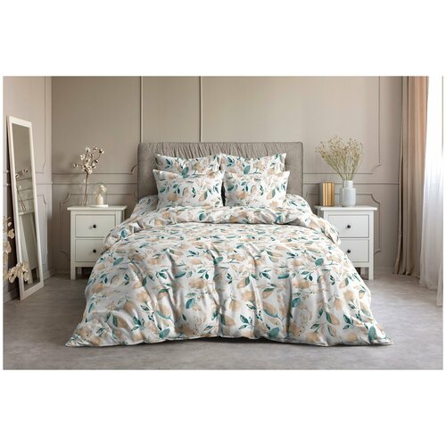 фото Ночь нежна постельное белье sara tsvetok цвет: персиковый br02553 (2 спал.)