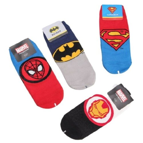 фото Набор из 4 пар носков супергерои dc и marvel нет бренда