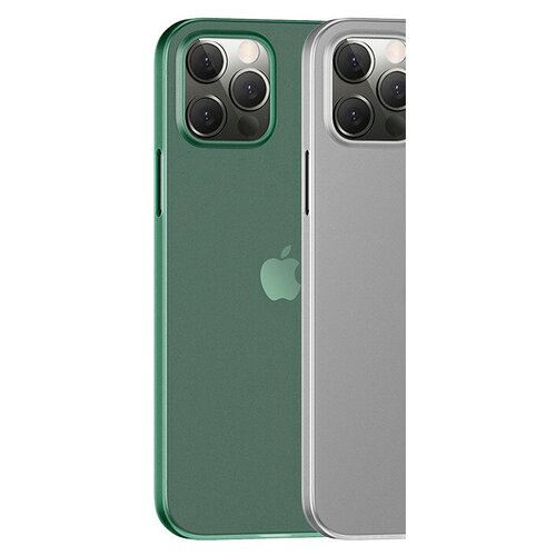 фото Чехол-накладка для iphone 12 mini usams us-bh608 gentle прозрачно-зеленый