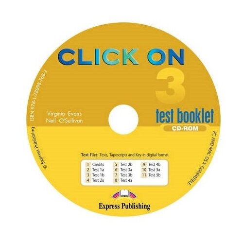 Click On 3 Test Booklet CD-ROM