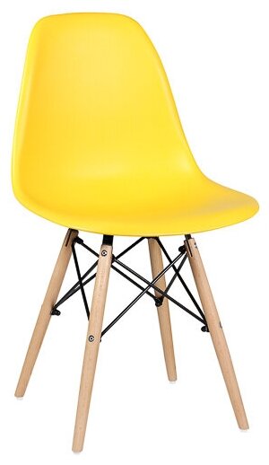 Стул обеденный EAMES DSW WX-503 желтый