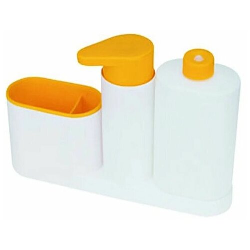 Органайзер для раковины SINK TIDY SEY, 3 предмета, цвет оранжевый