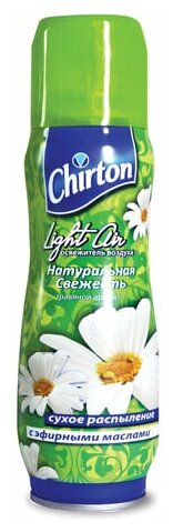 Освежитель воздуха аэрозольный 3 шт по 300 мл CHIRTON Light Air "Натуральная свежесть", сухое распыление