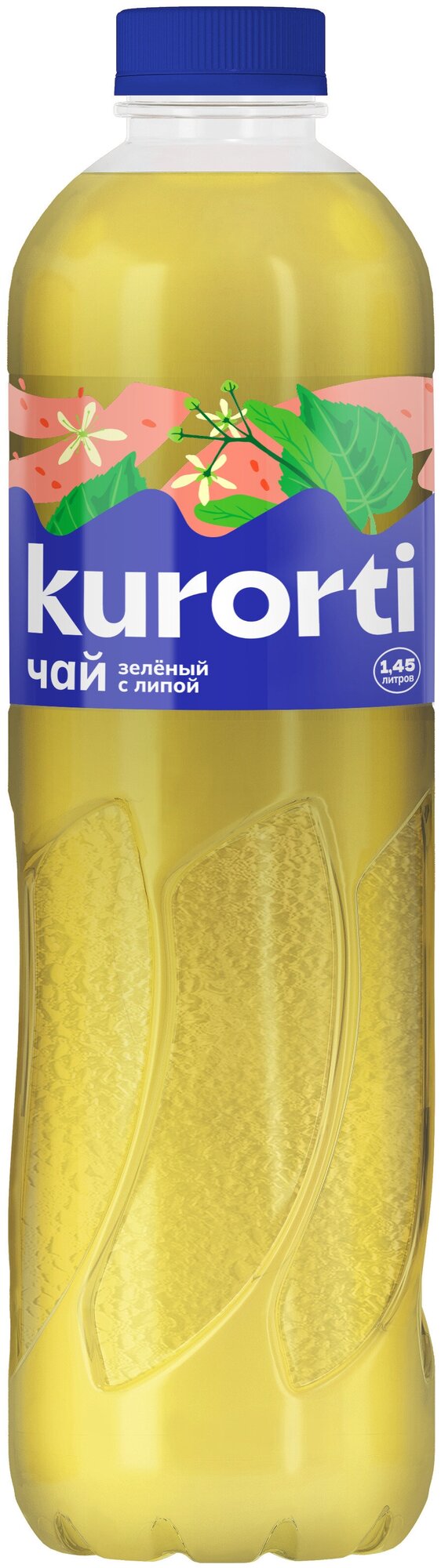 Зеленый чай KURORTI. со вкусом липы напиток безалкогольный негазированный 1,45 л. *6 - фотография № 3