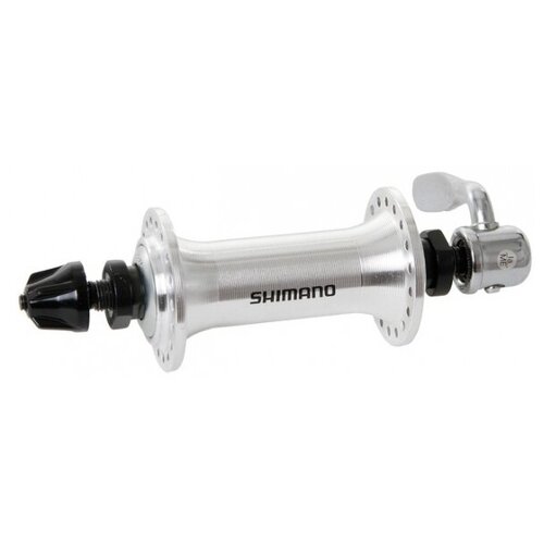 Втулка передняя SHIMANO TX500, v-br, 36 отверстий, QR, цв. серебр.