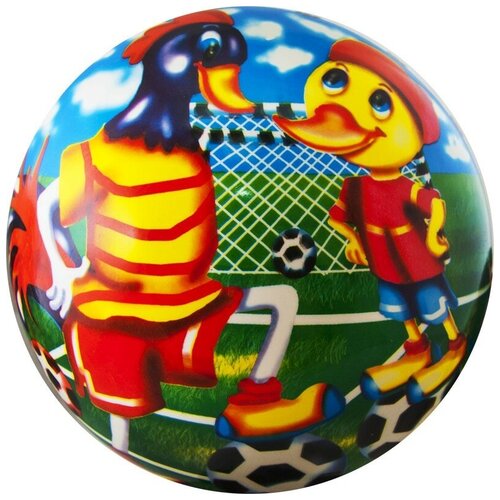 Мяч детский Веселый футбол арт. DS-PP 133 23 см, синий