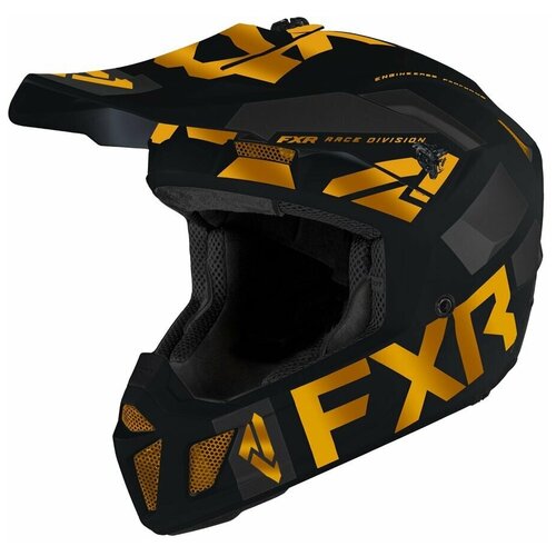 Шлем кроссовый FXR Clutch Evo LE.5 Black/Gold, M