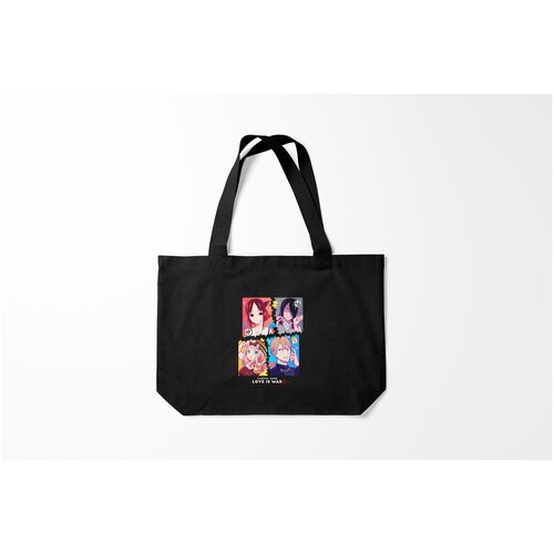 фото Сумка-шоппер / 46х35 см / аниме / госпожа кагуя в любви как на войне kaguya sama love is war burnettie