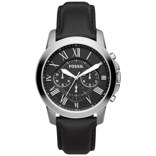 Наручные часы FOSSIL Grant, черный fossil grant me3101