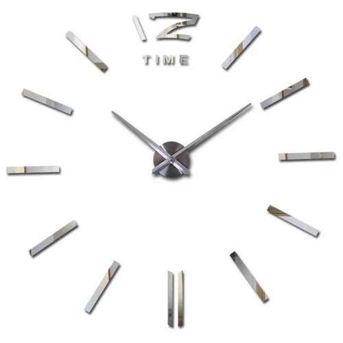 Настенные часы 3D-Decor 80*90 серебро