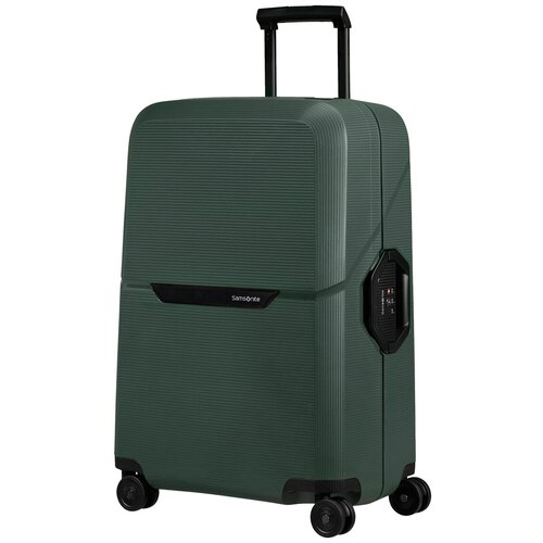 Чемодан Samsonite, 82 л, размер M+, зеленый