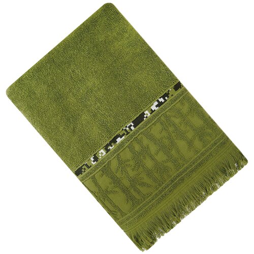 фото Tana home collection полотенце naturel цвет: зеленый (50x90 см) br42209