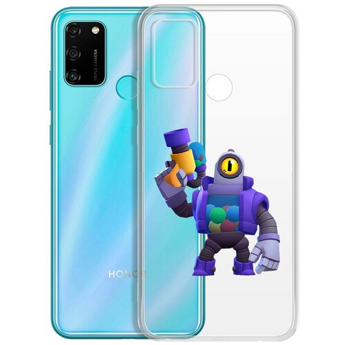 фото Чехол-накладка clear case brawl stars-рико для honor 9a/play 9a krutoff group