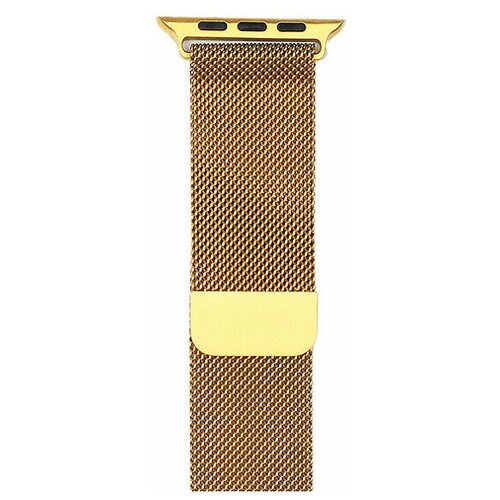 Аксессуар Ремешок Gurdini Milanese Loop для APPLE Watch 42mm Gold 904819