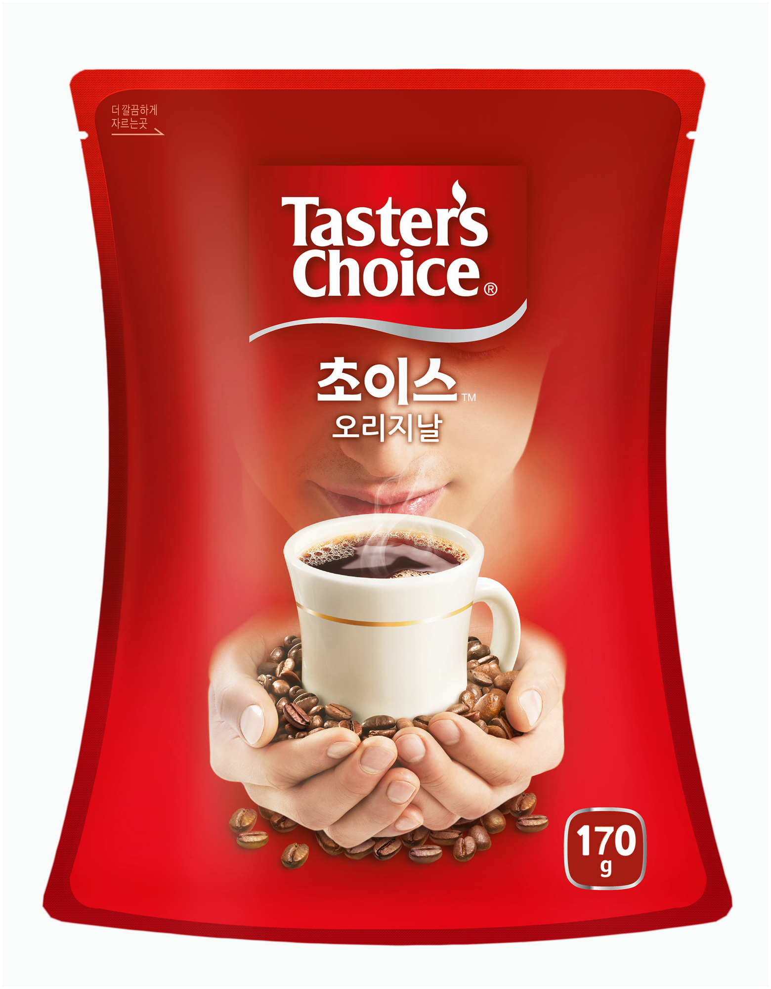 Кофе растворимый Корейский Taster’s Choice Original 170 гр. сублимированный (пакет)