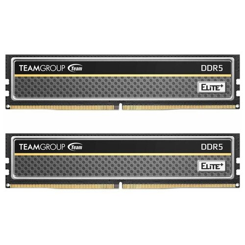 Модуль памяти Team Group ELITE PLUS 64GB 2 x 32GB DDR5 4800 Black TPBD564G4800HC40DC01 2530000₽