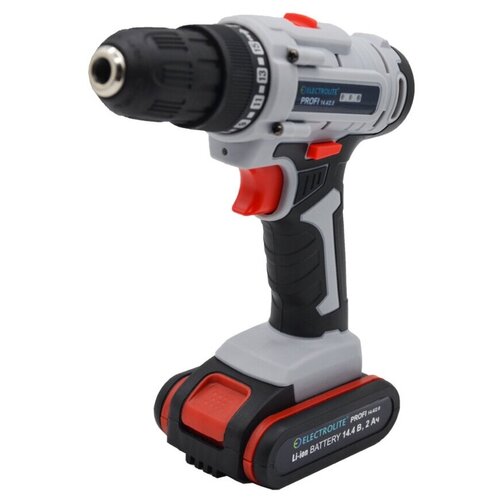 Аккумуляторная дрель-шуруповерт Electrolite Profi 14420 144 В 28 Нм 2 Ач 2 акб кейс 379000₽