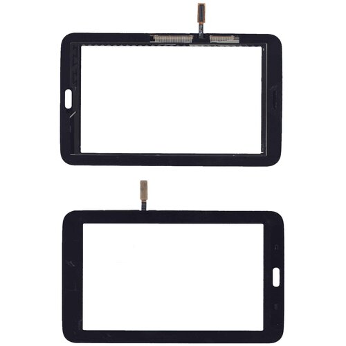 Сенсорное стекло (тачскрин) для Samsung Galaxy Tab 3 7.0 Lite SM-T110 черное 1pcs original for lg q stylo 4 stylo4 q710 q710ms q710cs lcd display touch screen digitizer black no with frame