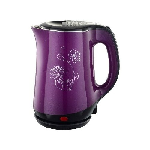 Чайник электрический добрыня DO-1244 фиолет 18л 2000Вт двойная стенка плнжс 163100₽