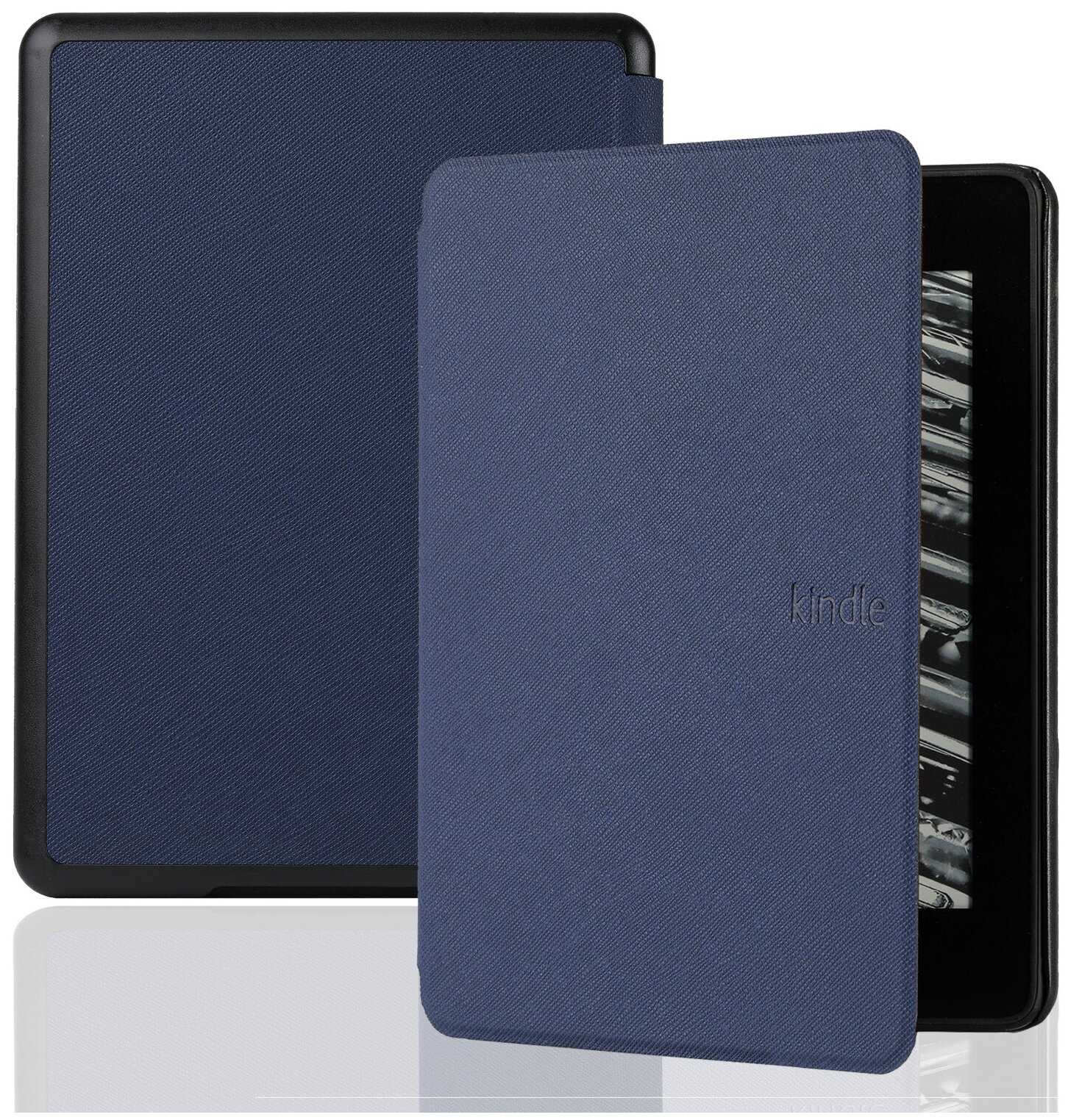 Чехол-обложка для Amazon Kindle PaperWhite 2021 dark blue