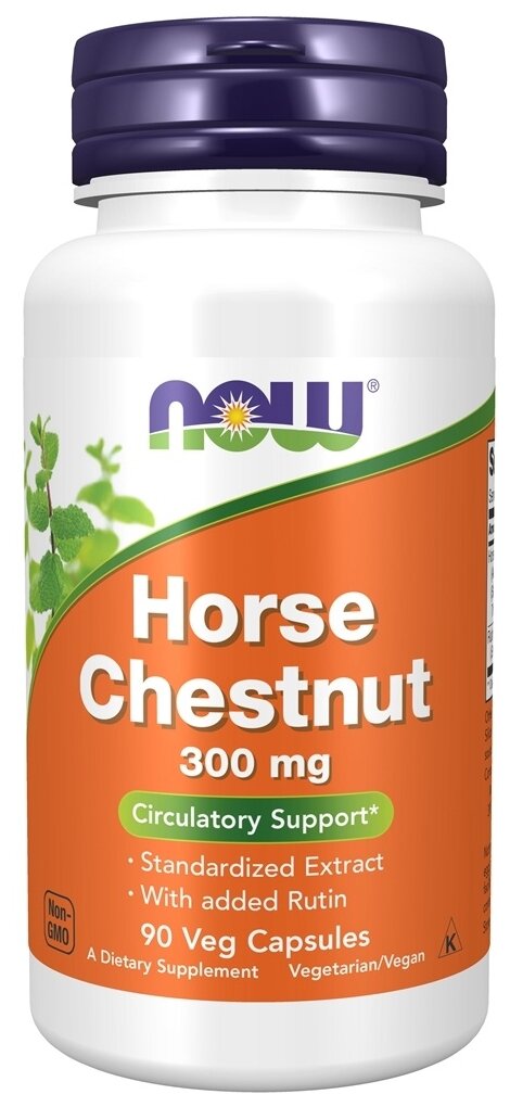 Капсулы NOW Horse Chestnut 300 мг