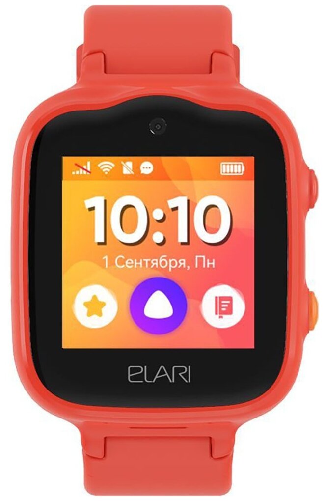 Детские умные часы ELARI KidPhone 4G Bubble, красный - фотография № 2