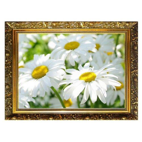 Купить MILATO Алмазная мозаика «Ромашки» 29, 5×20, 5 см, 25 цветов