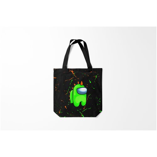 фото Сумка-шоппер / 40х40 см / геймерам / among us fortnite rex burnettie