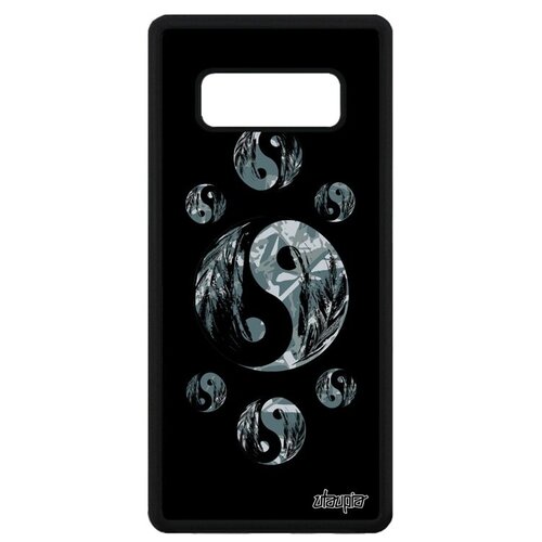 фото Защитный чехол на смартфон // galaxy note 8 // "инь и ян" экилибр фэн-шуй, utaupia, черный