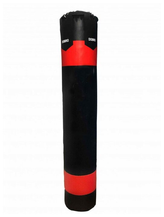 Боксёрский мешок Вертикаль (Premium) 180х34, вес 65-70 кг, красный/черный