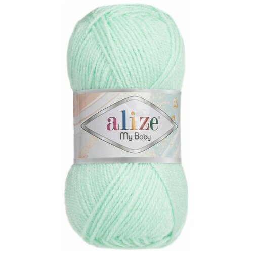 Пряжа ALIZE My baby водяная зелень (19), 5 шт