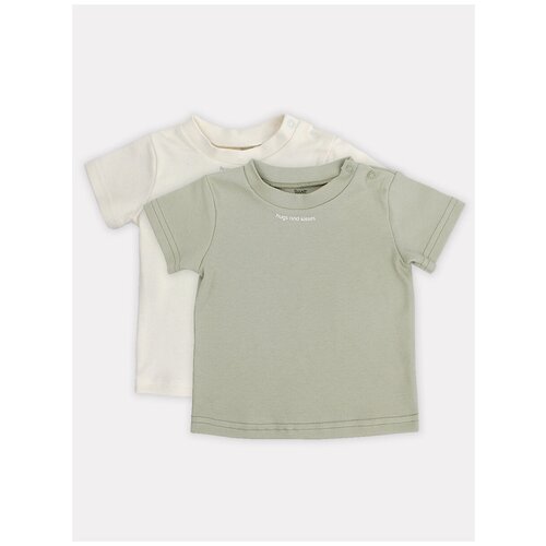 Футболка 2шт. HUGS AND KISSES (RANT) р.74 Soft Pink, арт. 46