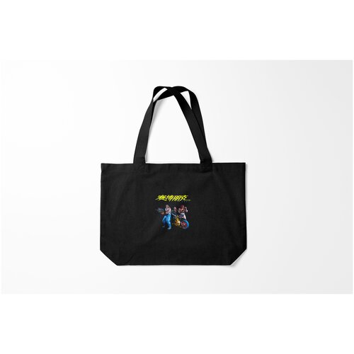 фото Сумка-шоппер / 46х35 см / геймерам / cyberpunk 2077 киберпанк z burnettie