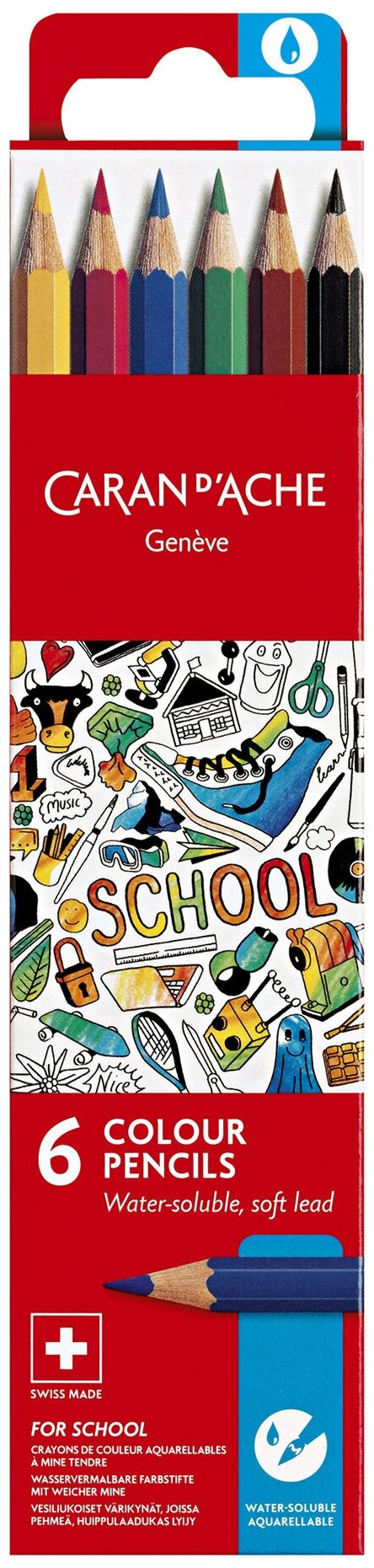 Карандаши цветные Carandache School Line (1290.706)