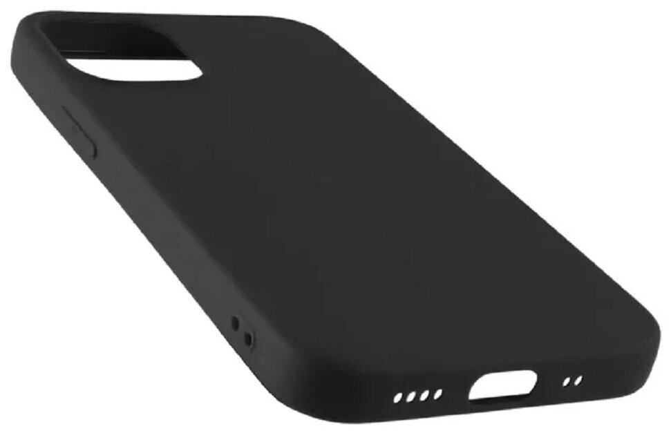 Чехол-крышка LuxCase для Apple iPhone 13 mini, термополиуретан, черный - фото №2