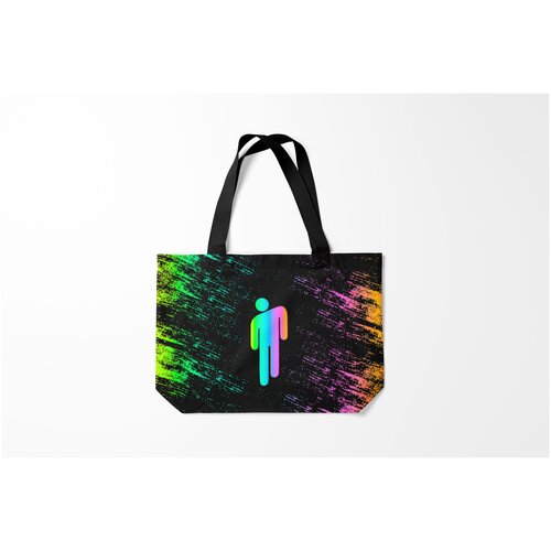 фото Сумка-шоппер / 46х35 см / разная музыка / billie eilish burnettie