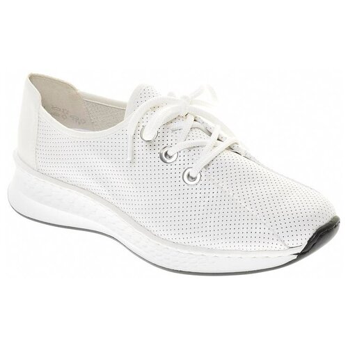 фото Кроссовки rieker женские летние, размер 38, цвет белый, артикул n5617-80