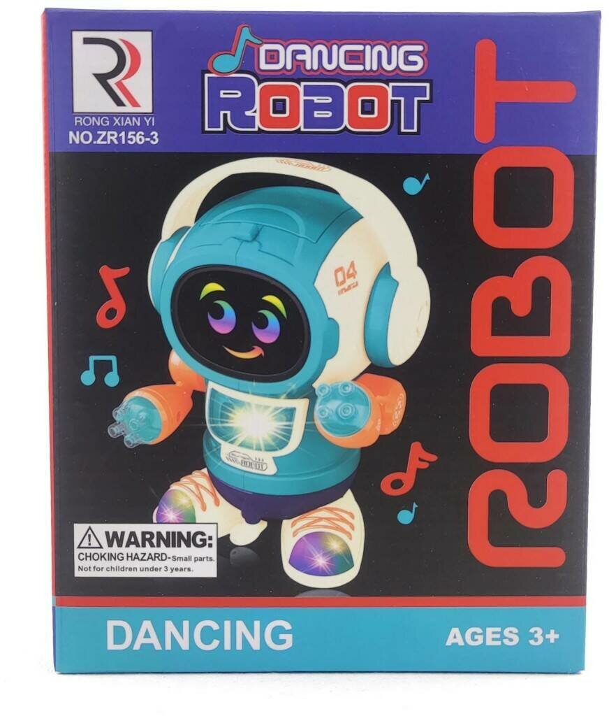 Робот игрушка светится танцует музыкальный / Интерактивный танцующий робот