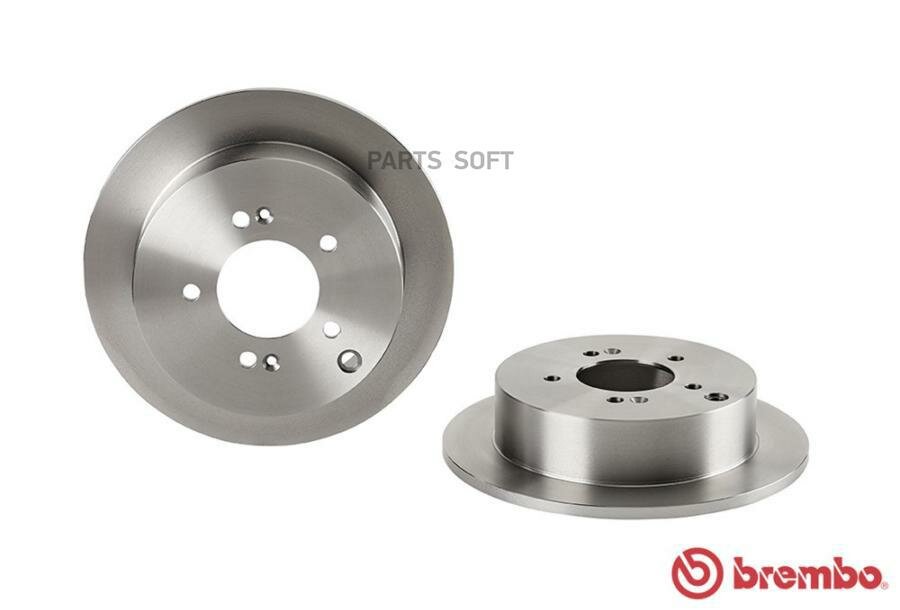 BREMBO 08. A446.10 Диск тормозной задн. HYUNDAI ix35 (LM EL ELH) 08/09-> / HYUNDAI SANTA FE I (SM) 11/00-03/06 / HYUN ()