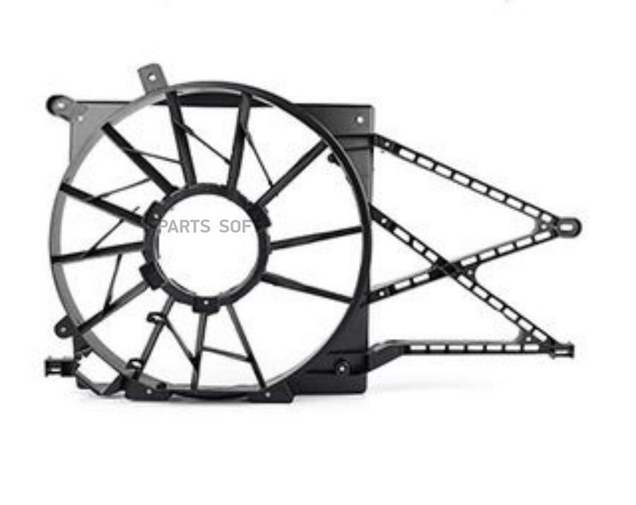 BSG65511001 BSG AUTO PARTS Кожух OPEL Astra H, Zafira B вентилятора охлаждения BSG
