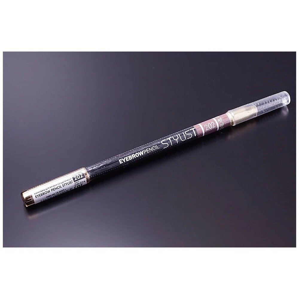 Карандаш для бровей с щеточкой Triumph Eyebrow Pencil Stylist 202 русый - фотография № 7