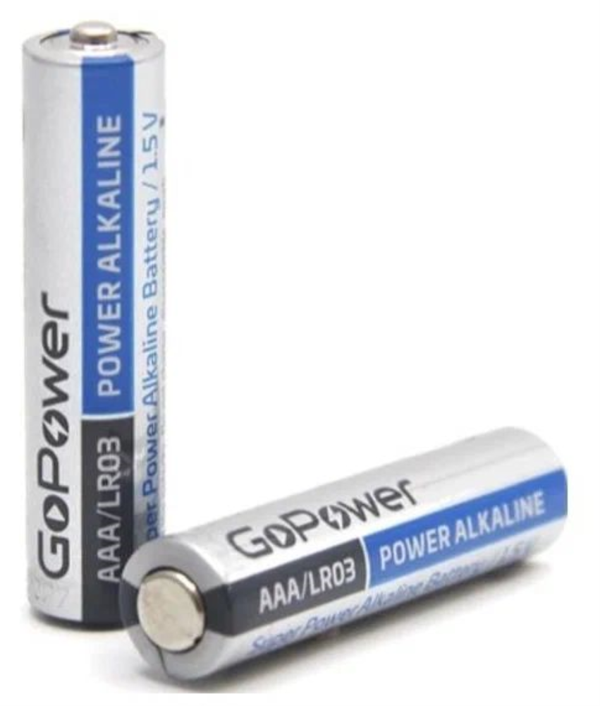 Батарейка GoPower LR03 AAA BL4 Alkaline 1.5V (4/48/576) блистер (4 шт.) Батарейка GoPower LR03 AAA (00-00015602) - фото №7